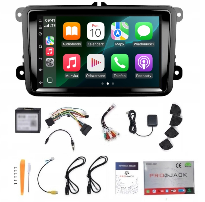 Rádio Navigácia Android Auto Carplay Vw Caravelle 2010-2015 2GB 64GB