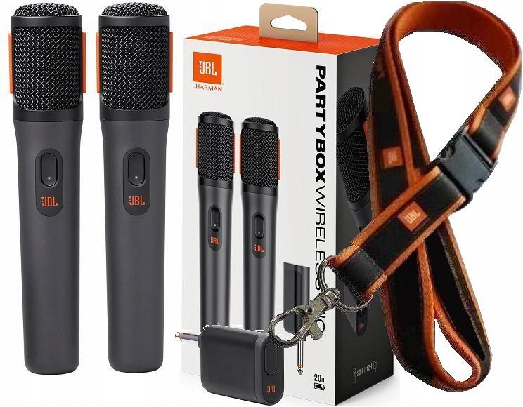 ZESTAW JBL PartyBox Wireless Mic - MIKROFON do JBL PARTYBOX 110 , 310, 710