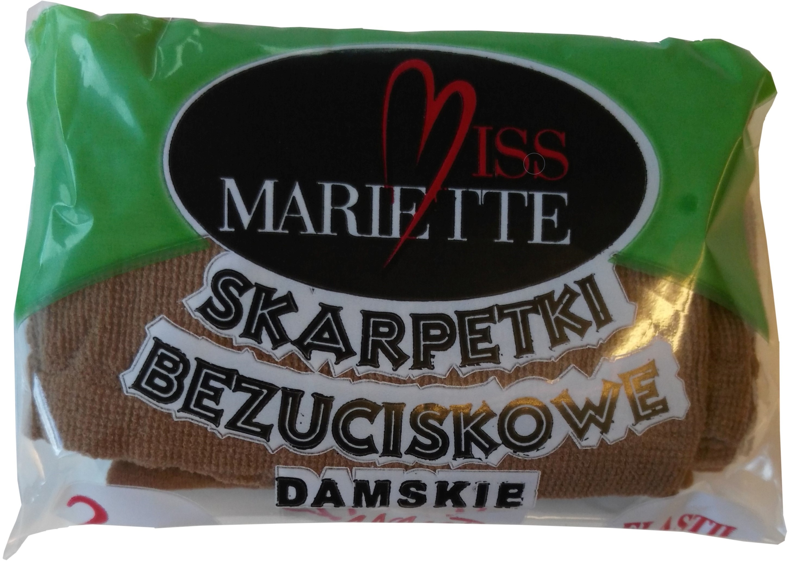 

Skarpetki zwykłe bezuciskowe Miss Mariette 2 pary