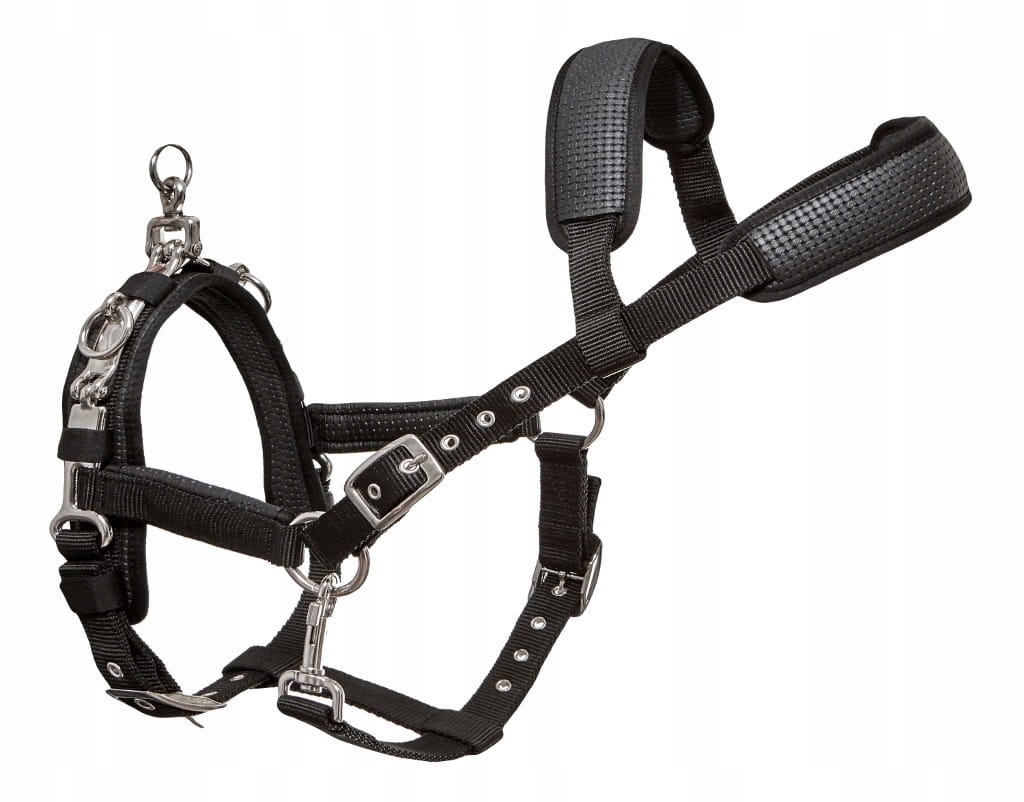 Kawecan do lonżowania dla konia Start Pcv czarny Cob