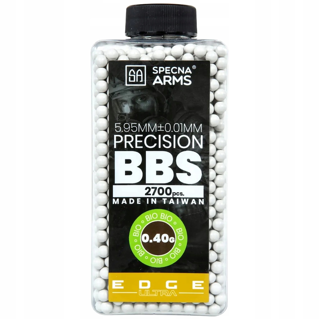 Přesné kuličky Asg Specna Arms Edge Ultra Bio 0,40 g 2700 ks bílé