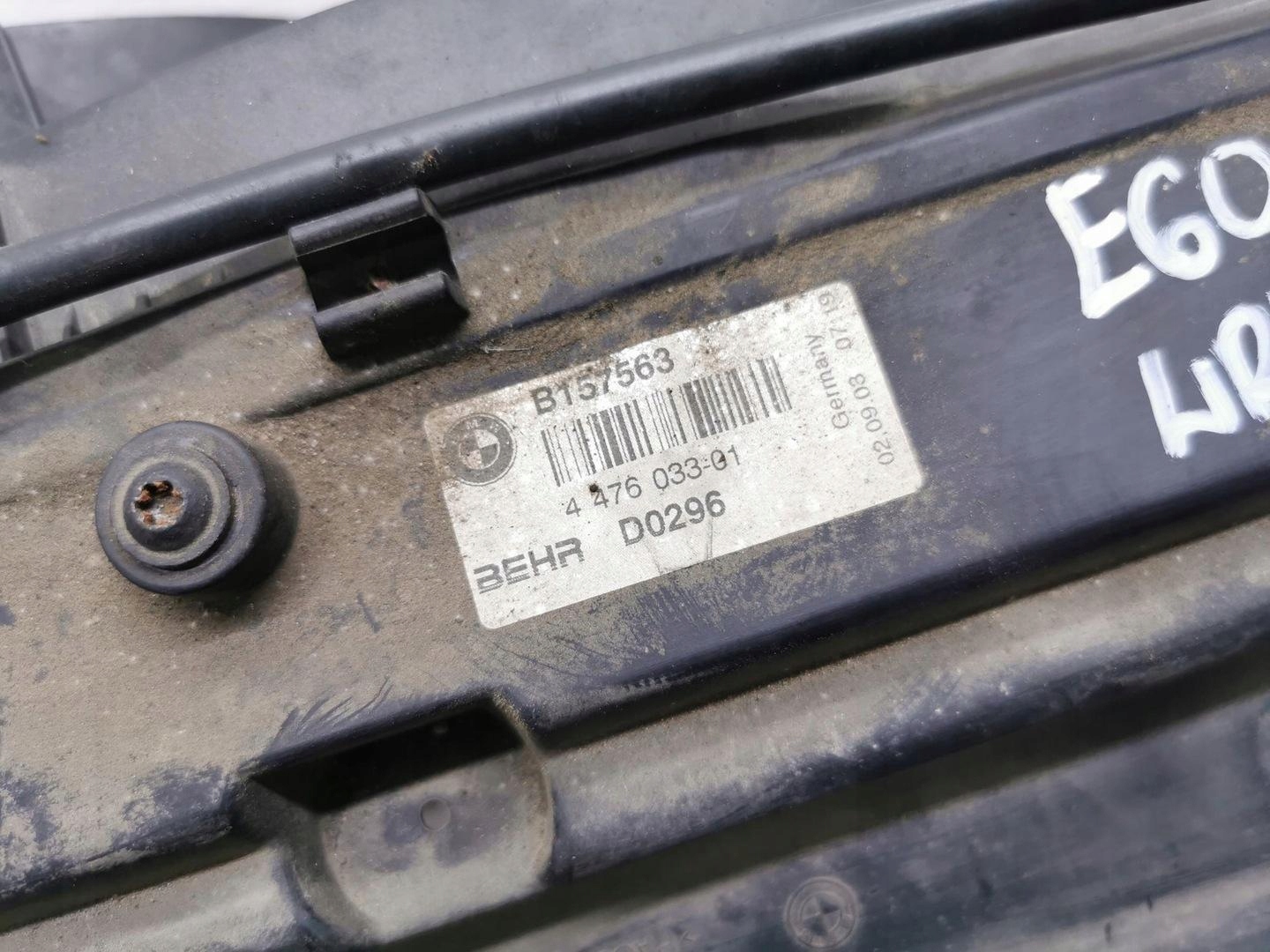 KOMPLET Radiateur BMW SERIA 5 E60 E61 2.2 170KM M54 7519209