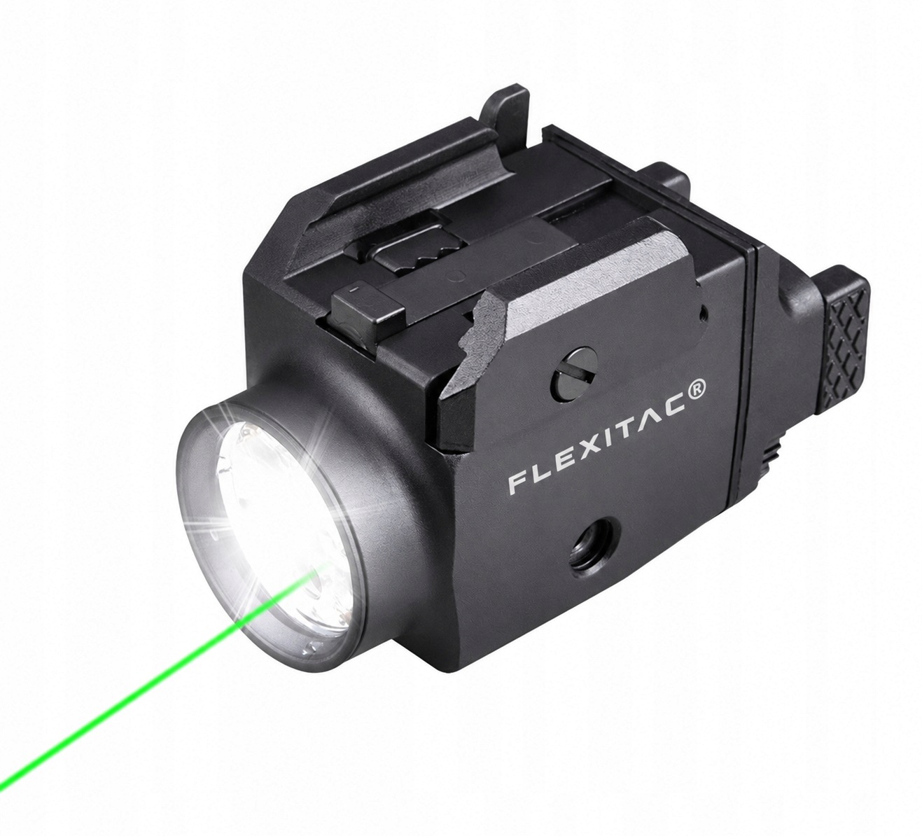 Latarka Flexitac 1000LM Laser Złącze Magnes Quick Detach Taktyczna Szyna