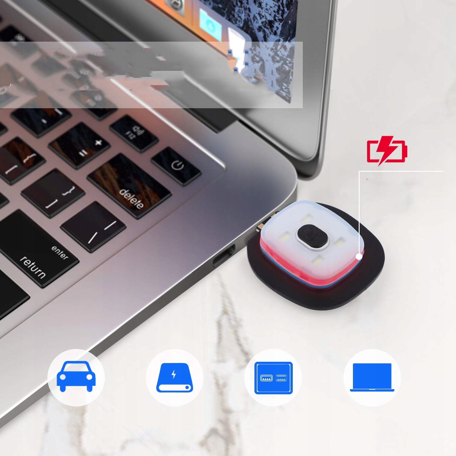 CZAPKA ZIMOWA LATARKA LAMPKA ROBOCZA MUZYCZNA LED EAN (GTIN) 191491286988