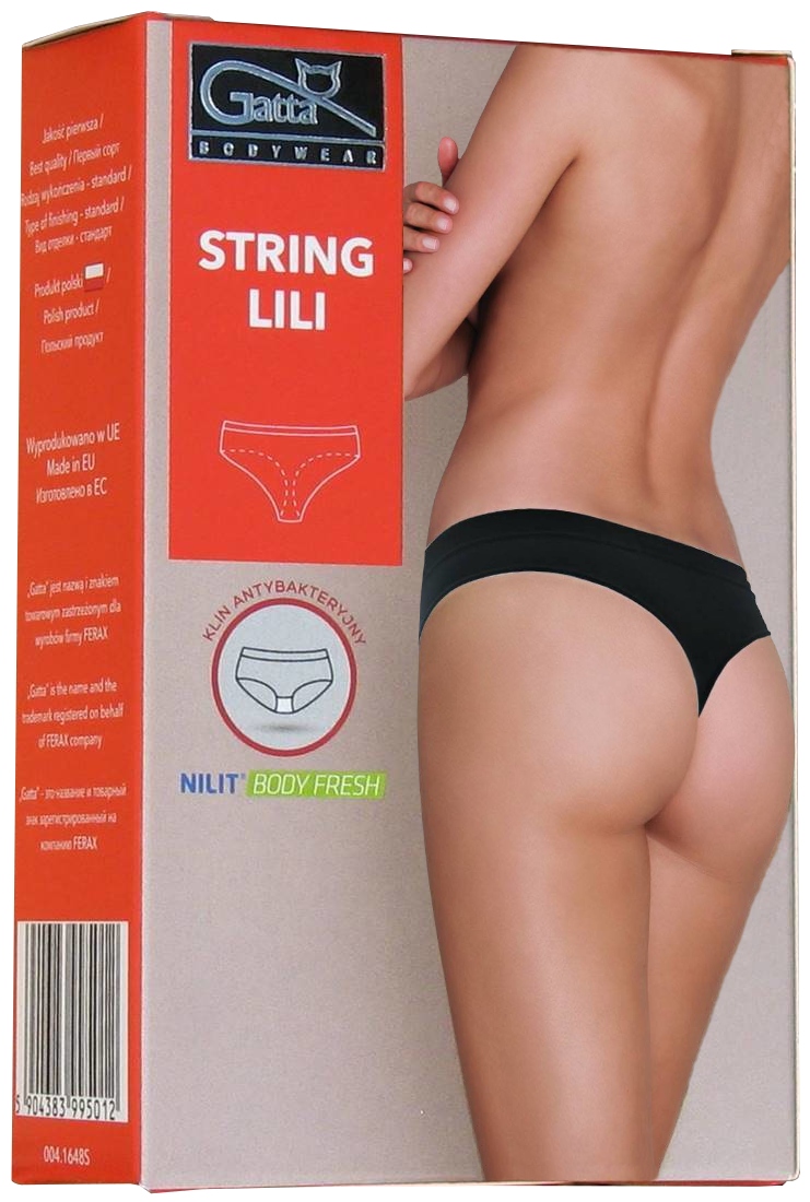 

Gatta Strin Bezszwowe-STRINGI LILI- czarny r.S-2