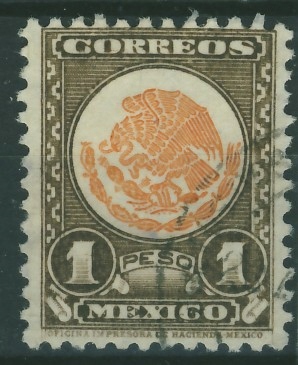 Mexico 1 Peso - Godło , Herb