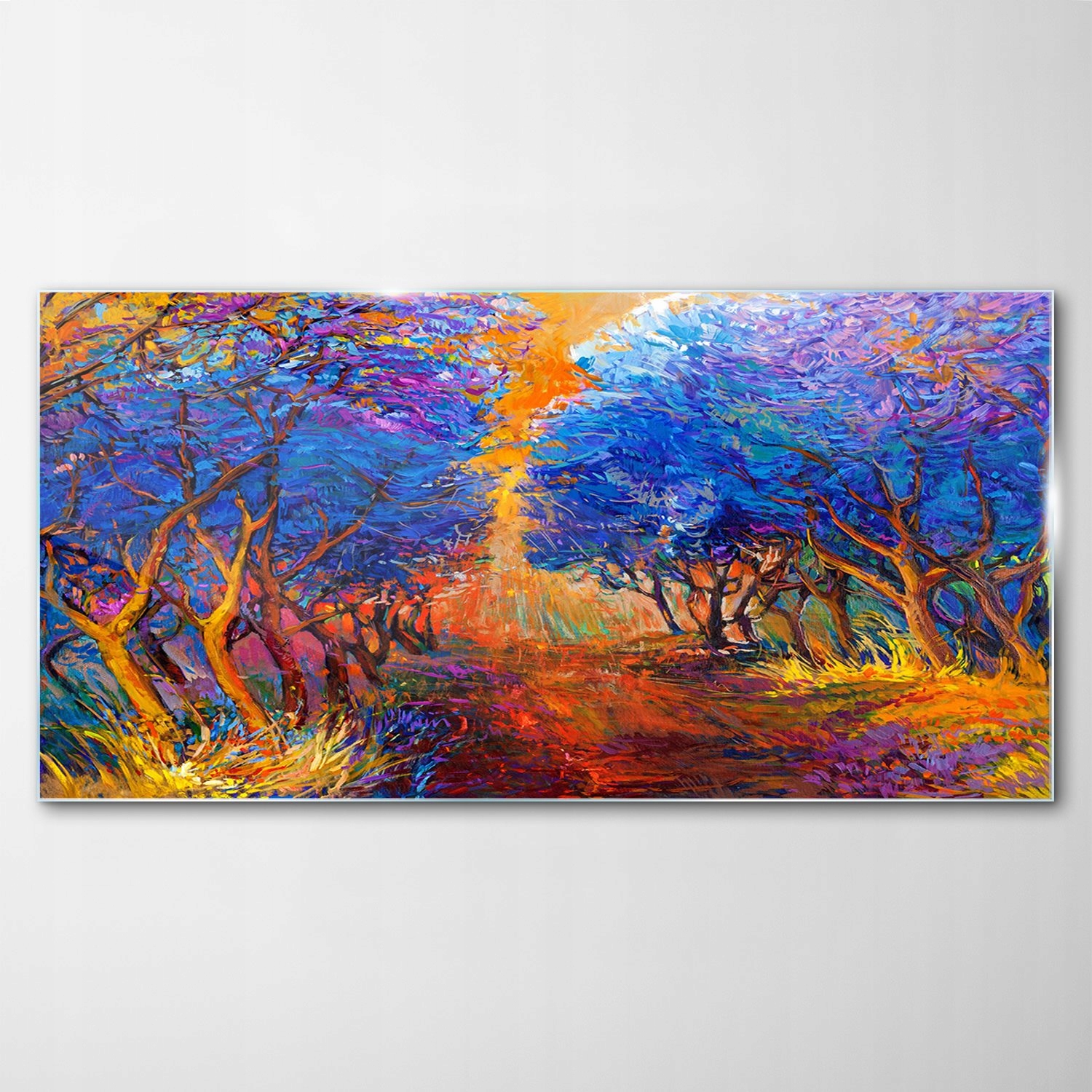 

Obraz Szklany Dekor Krajobraz Jesień Las 140x70