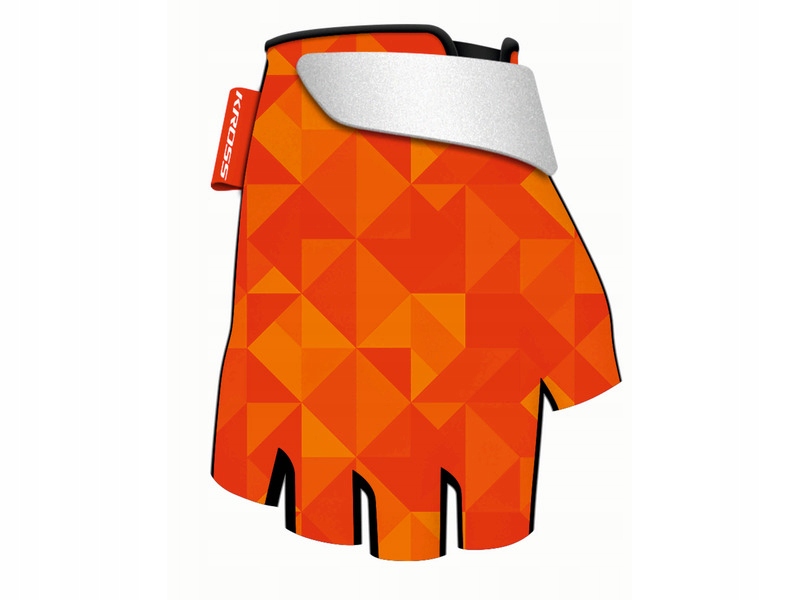 

Rękawiczki rowerowe Kross Red/orange Buzz r.XS