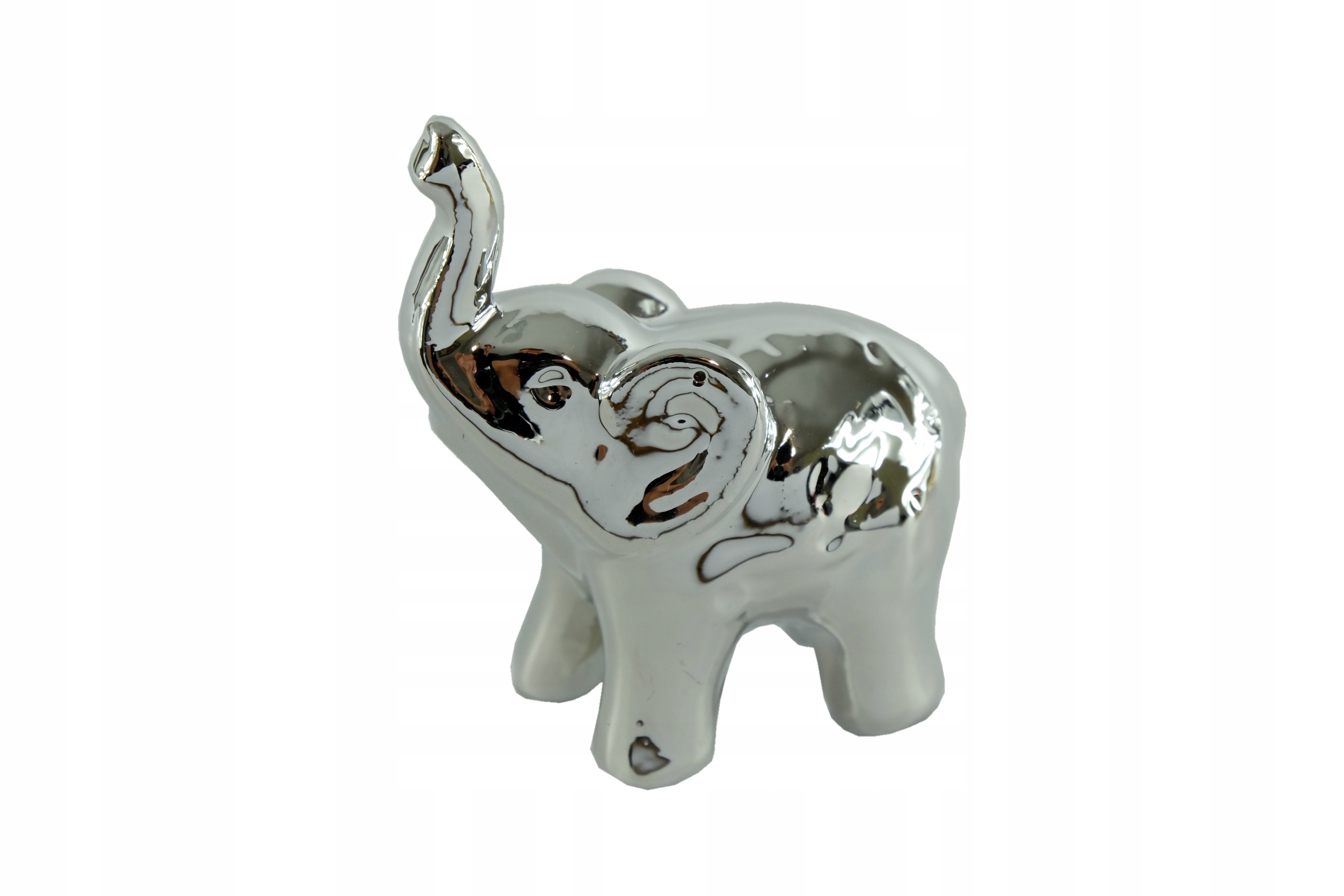 

Figurka Ceramiczna Słoń Słonik Srebrny Dekoracja