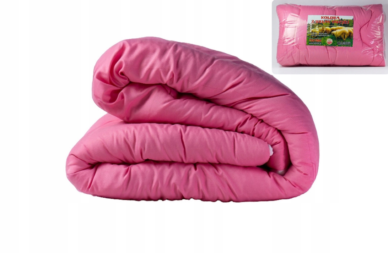 Vlněná Přikrývka 140 X 200 CM 100% Přírodní, Nadýchaná – Polský Výrobek