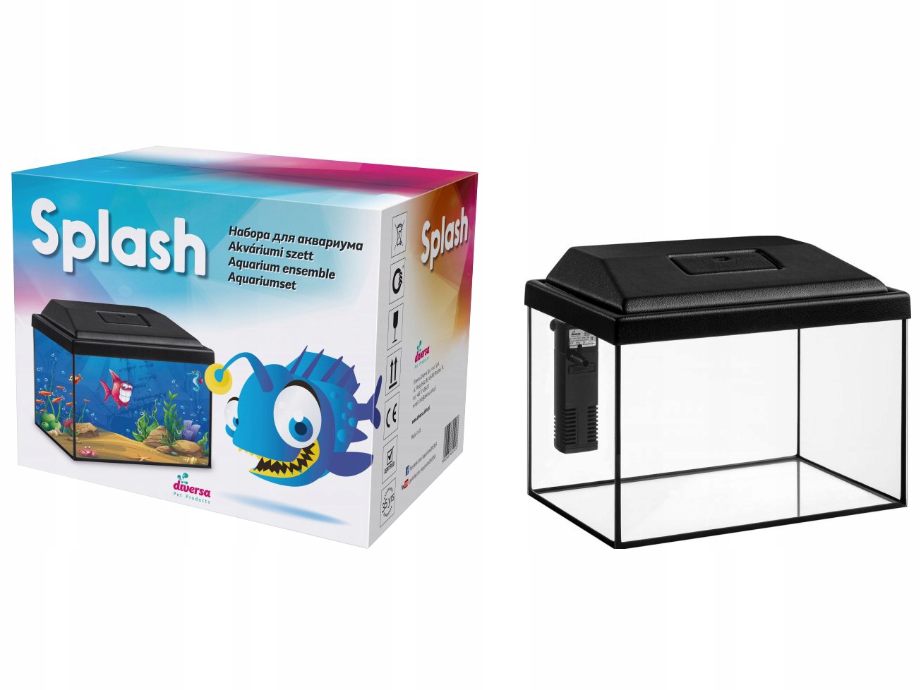 Diversa Splash 30 Akvárium set 12L Led Expert 3 W