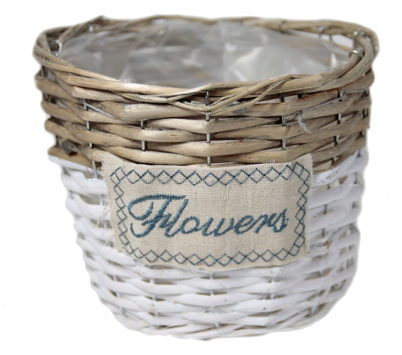 

Osłonka doniczka wiklinowa z wikliny Okrągła