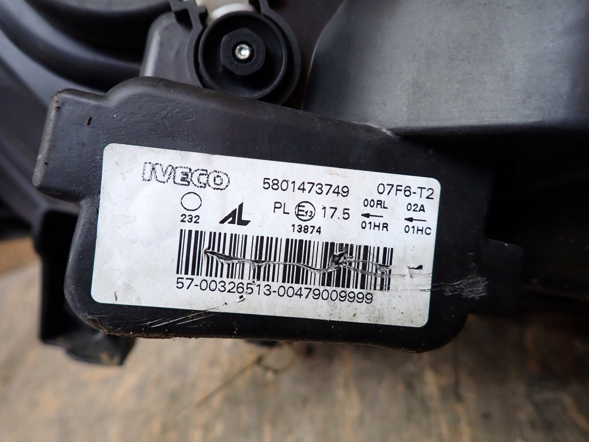 light right REFLEKTOR right IVECO DAILY 6 VI 2014-2019R 52088648
