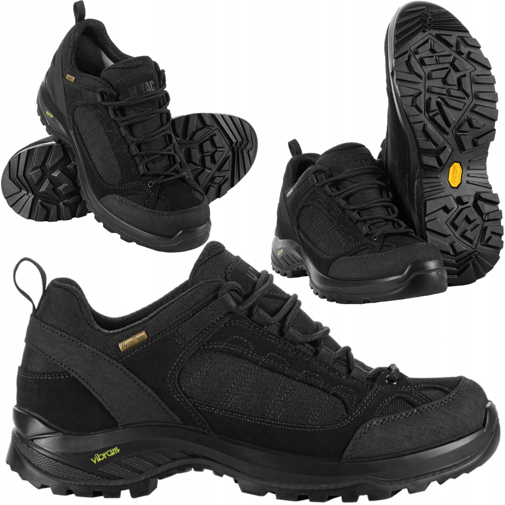 Taktické Trekové Boty Demisezonové Semišové Cordura Černé vel. 40 M-tac