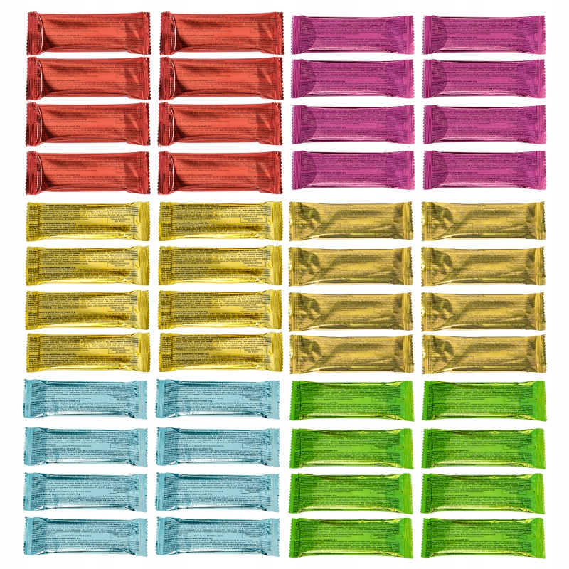 Zestaw batonów owocowo-zbożowych MIX smaków 48 szt.