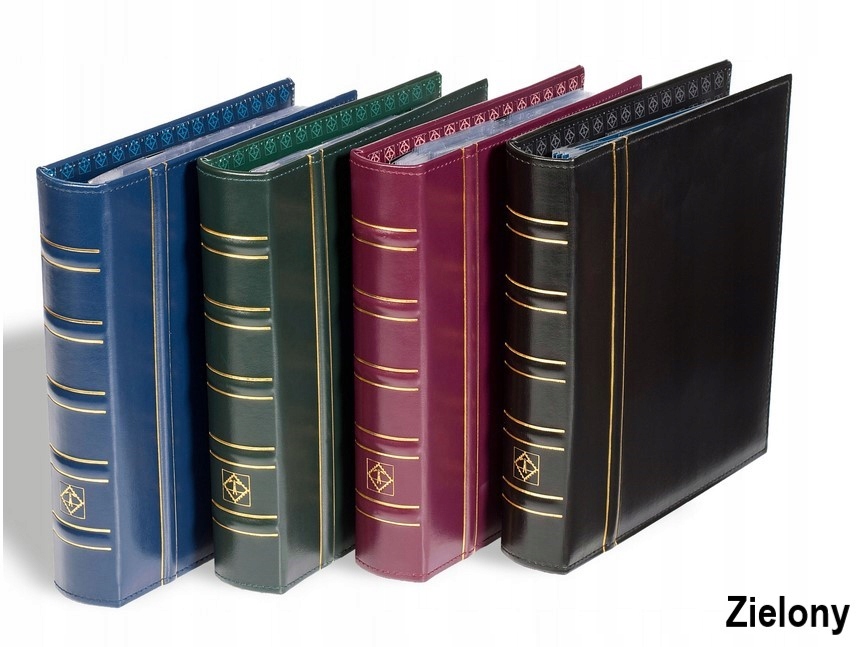 Album Klaser Na Známky 60 Stran Optima Zelený Leuchtturm MM-Sbírky