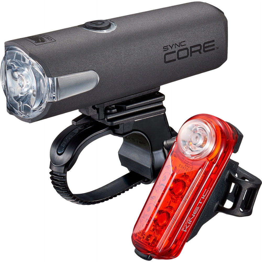 

Zestaw lampek rowerowych Cateye Hl NW100RC Sync
