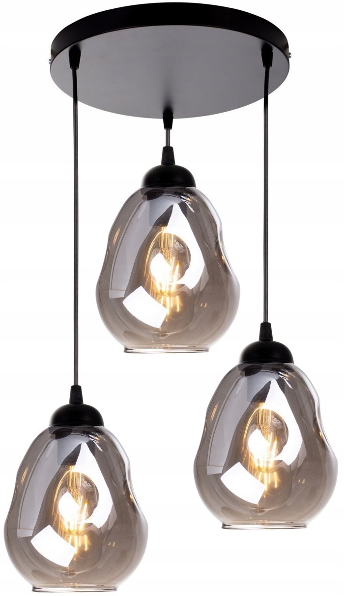 

Lampa Wisząca Sufitowa Żyrandol Plafon Led Szkło