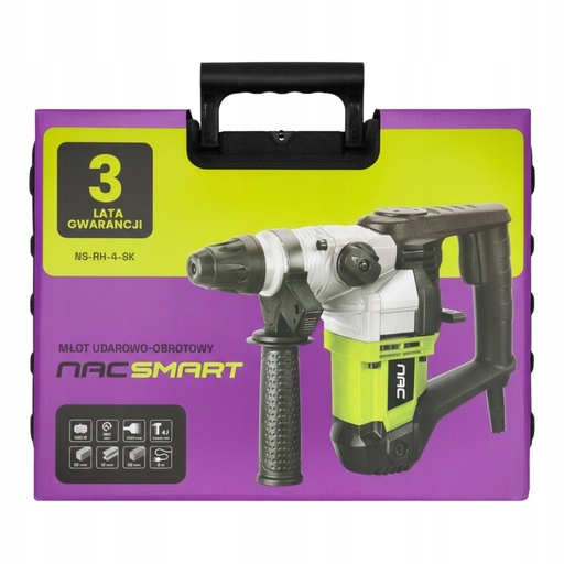 Młot udarowo-obrotowy Nac Smart NS-RH-4-SK 900W 4J