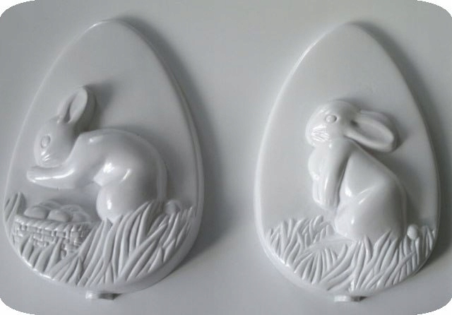 DUŻE PISANKI ZAJĄCE JAJKA FORMA DO ODLEWÓW Z GIPSU