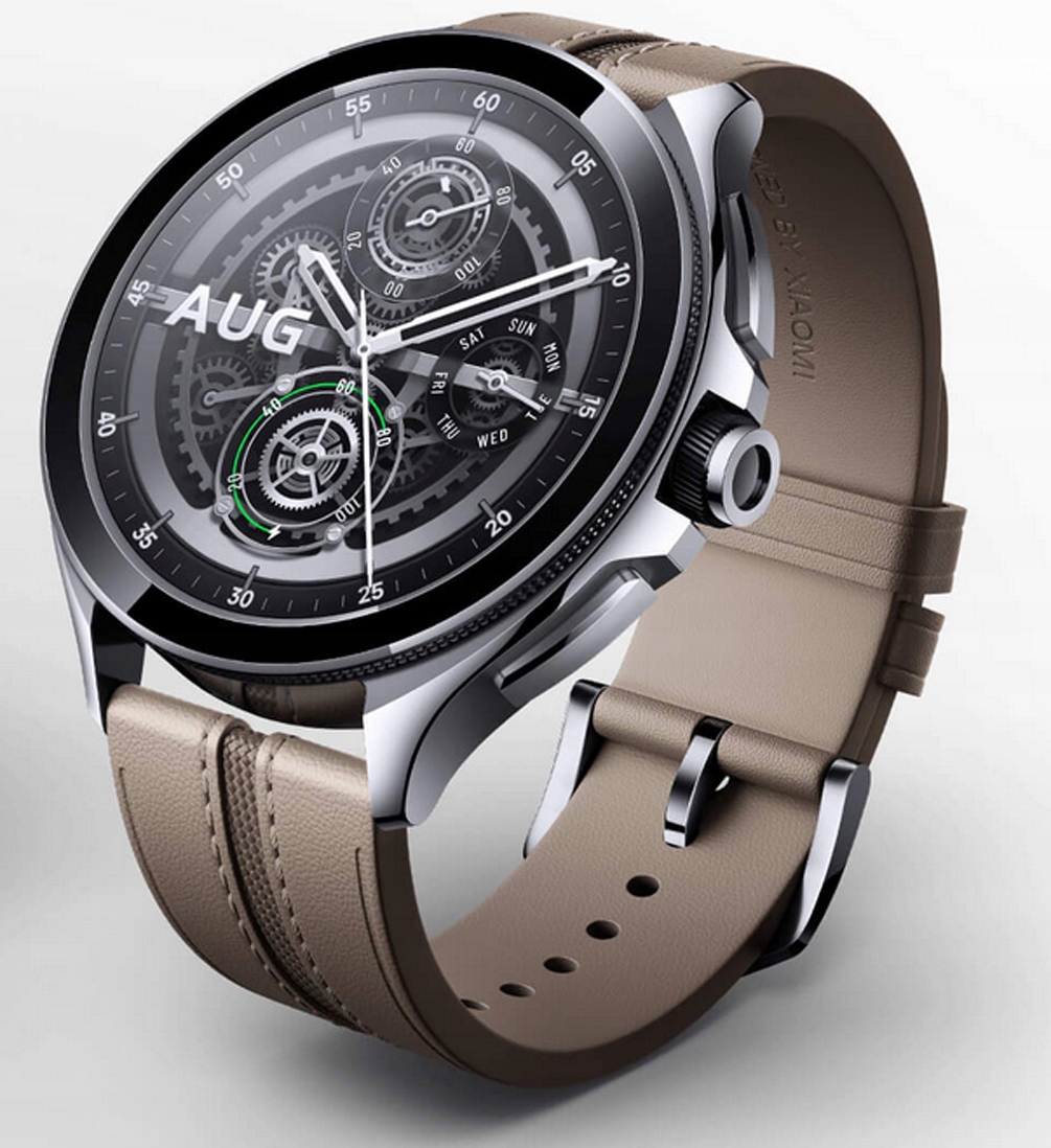 Xiaomi Watch 2 Pro LTE 46mm - Silver / Brown Elegant Band