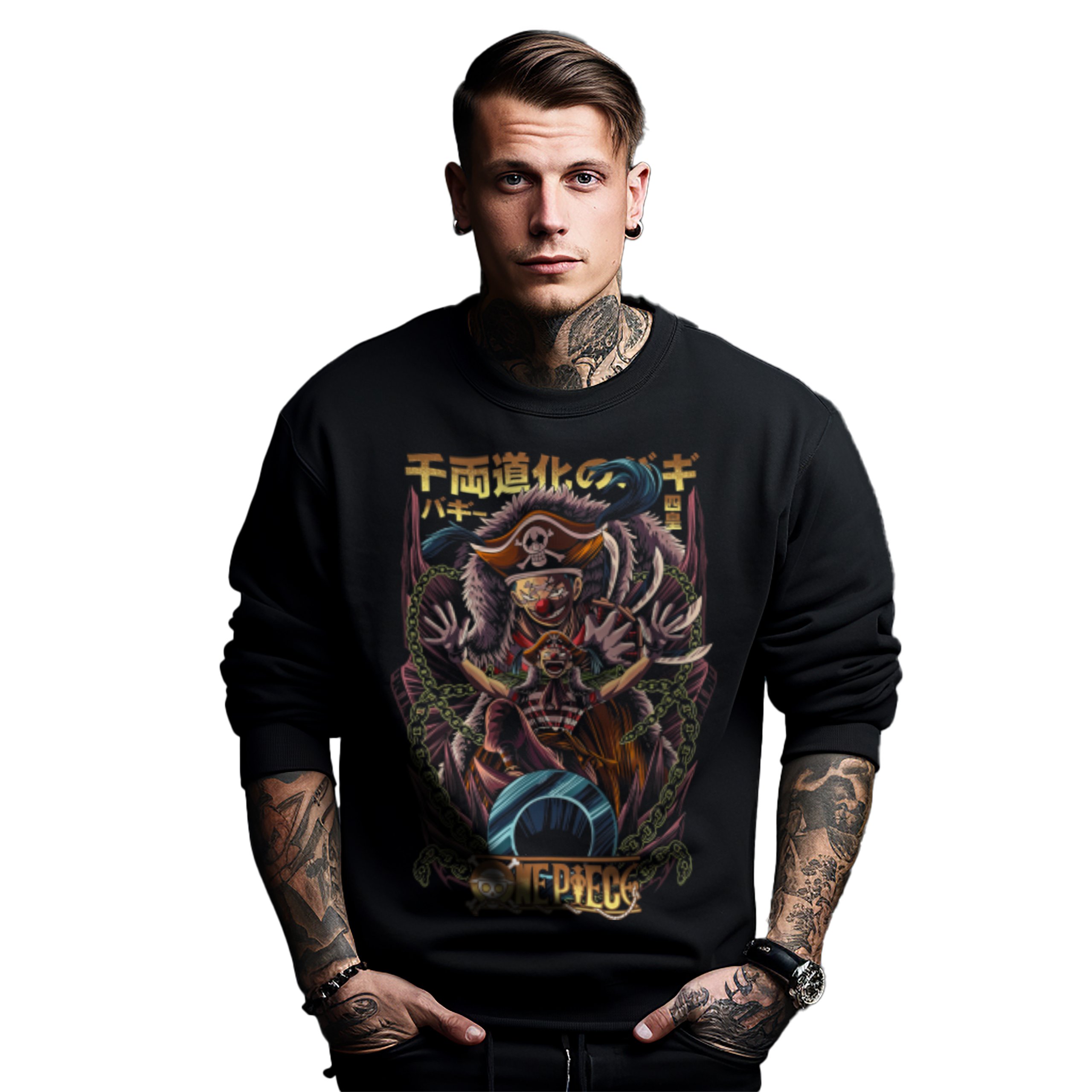 Mikina s potiskem Anime One Piece