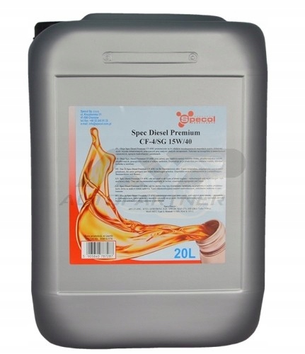 Olej Specol 5V30 20 L Premium C3 Sn Plus/sm/cf 502.00 505.00 505.01 DEX2
