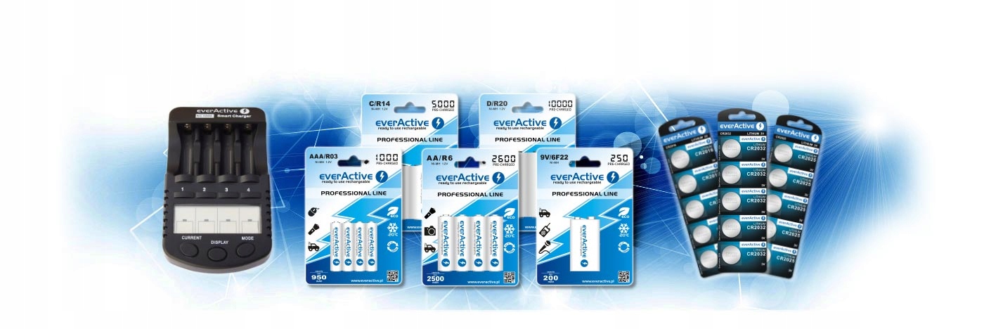 *Profesjonalna ładowarka everActive NC-1200 EAN (GTIN) 5902020523833
