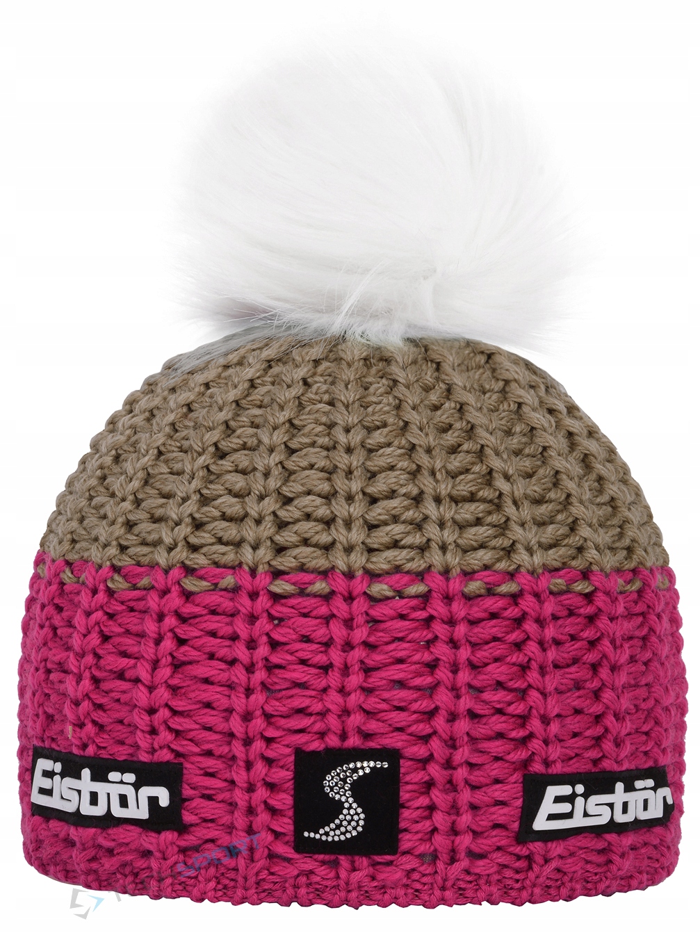 CZAPKA CIEPŁA ZIMOWA EISBAR FOCUS LUX CRYSTAL WEŁNA MERINO