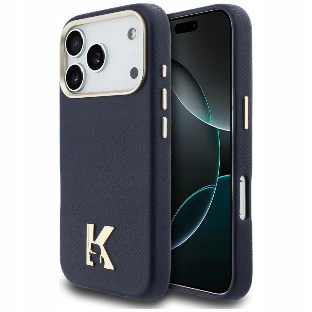 Pouzdro Karl Lagerfeld Karl Head Logo MagSafe pro iPhone 17 Pro modré