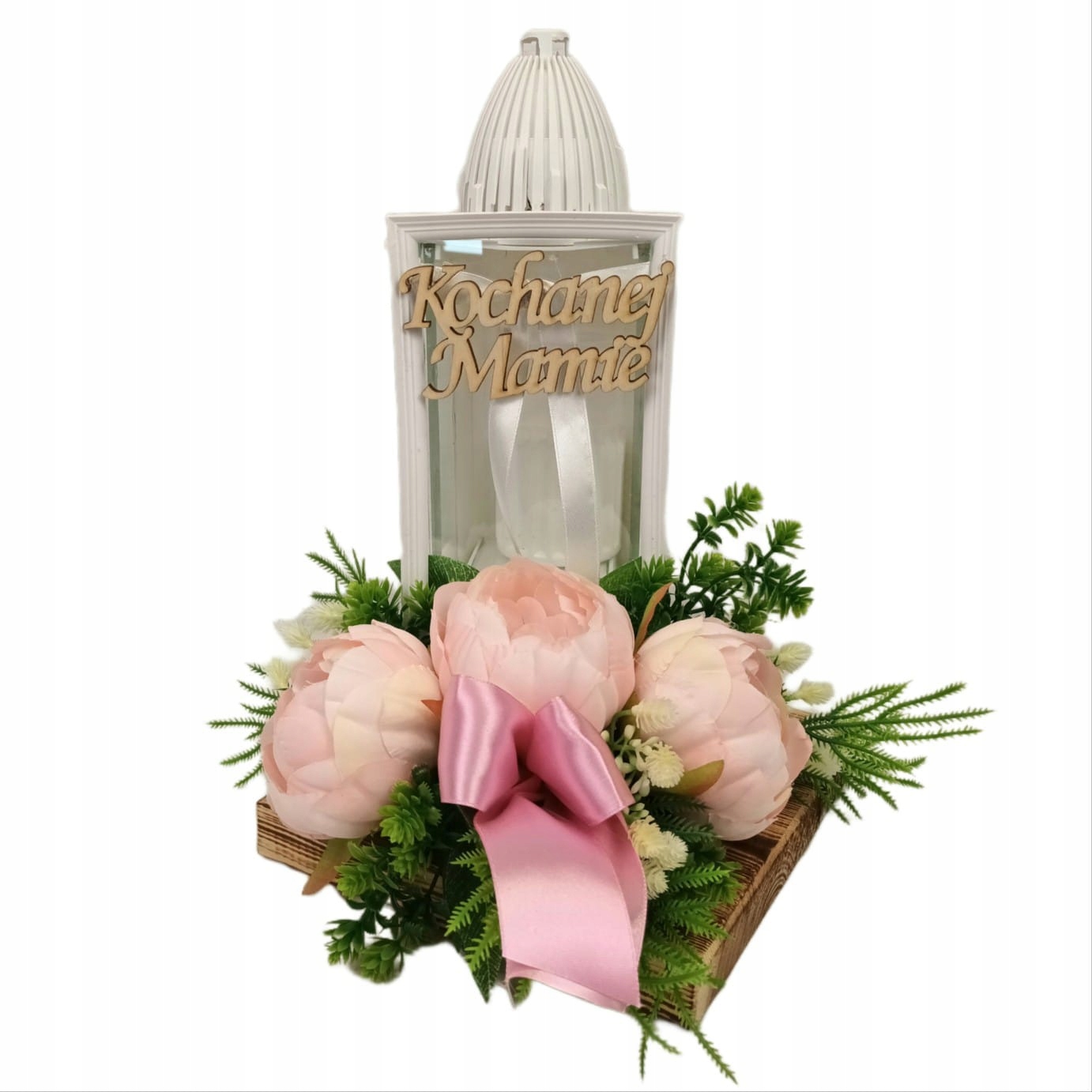 

Kompozycja na grób D30001-45 stroik znicz