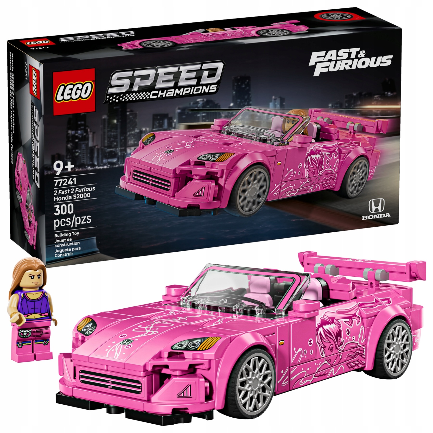 Lego Speed Champions 77241 Honda S2000 Příliš Rychle Za Zběsilé Stavebnice
