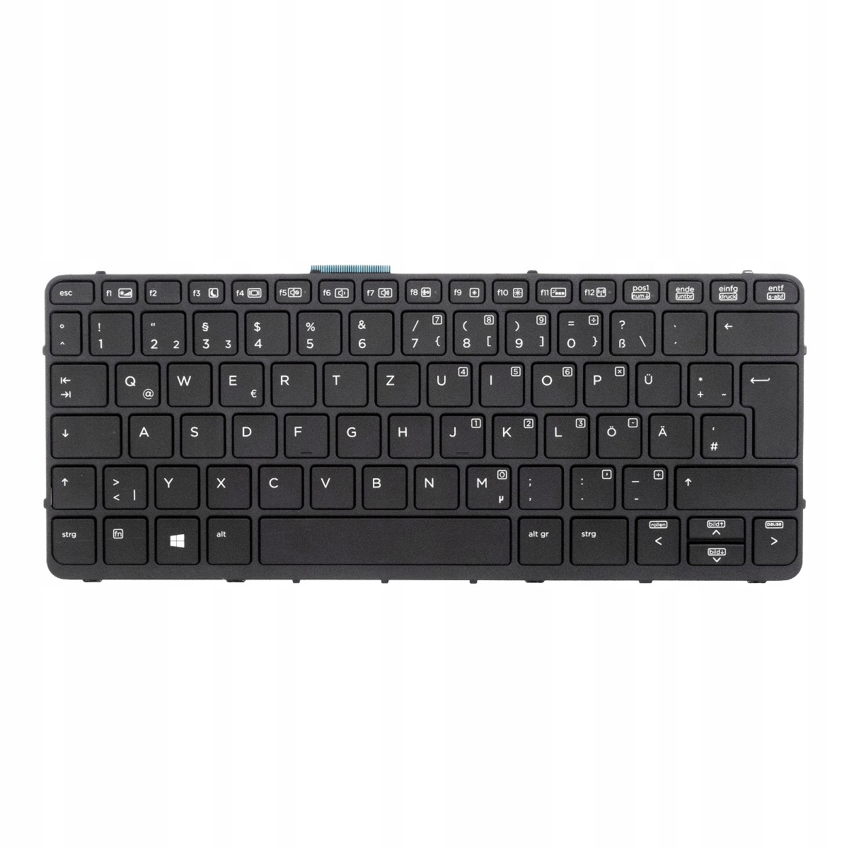 Hp 766641-041 755497-041 Qwertz De Backlit Pro X2 612