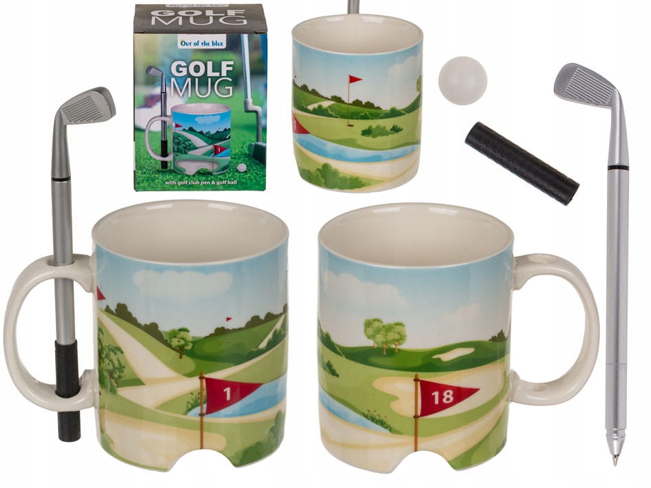 

Kubek Golfisty długopisem piłeczką Kij Fana Golfa