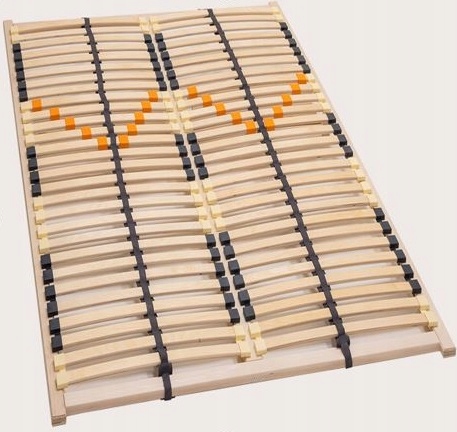 STELAŻ DO ŁOŻKA 160X200 DREWNIANY WKŁAD Z REGULACJĄ 56 LISTEW PREMIUM