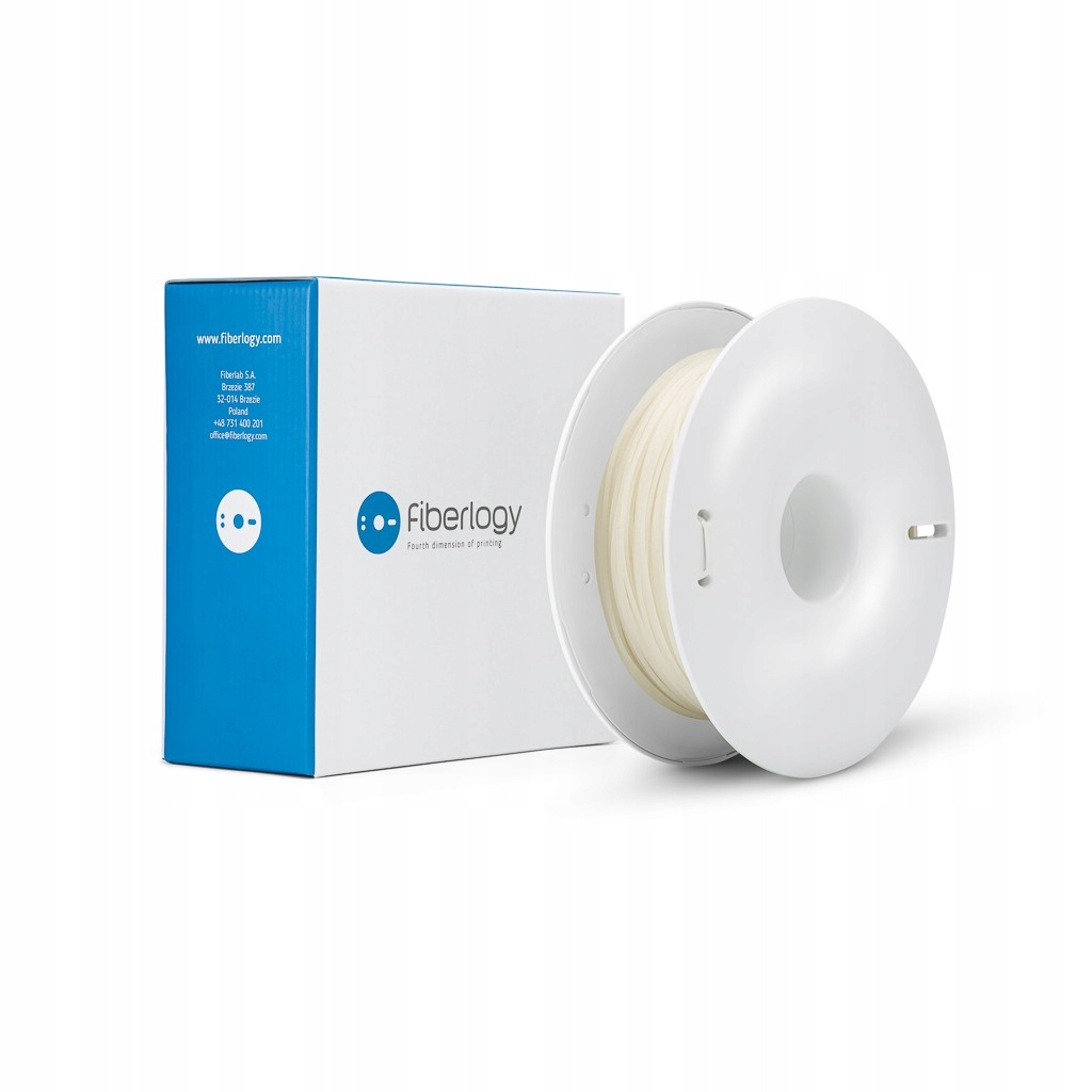 Nylonový filament PA12 GF15 Natural 1,75 mm 0,5 kg Kompatibilní s Ams