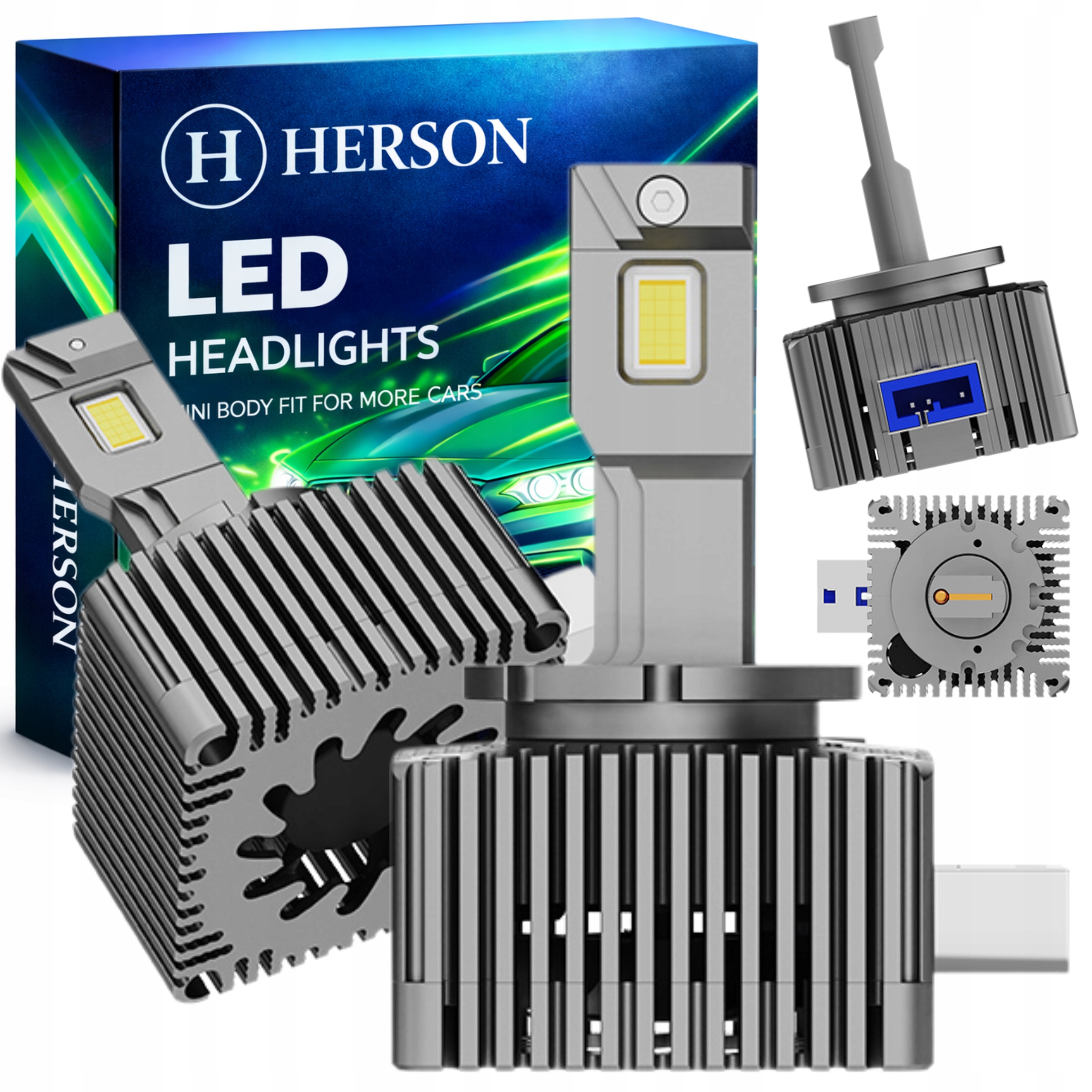 Žárovky D8S Led 12V Hořáky Xenonové Žárovky Canbus Silné Homologace Bílé