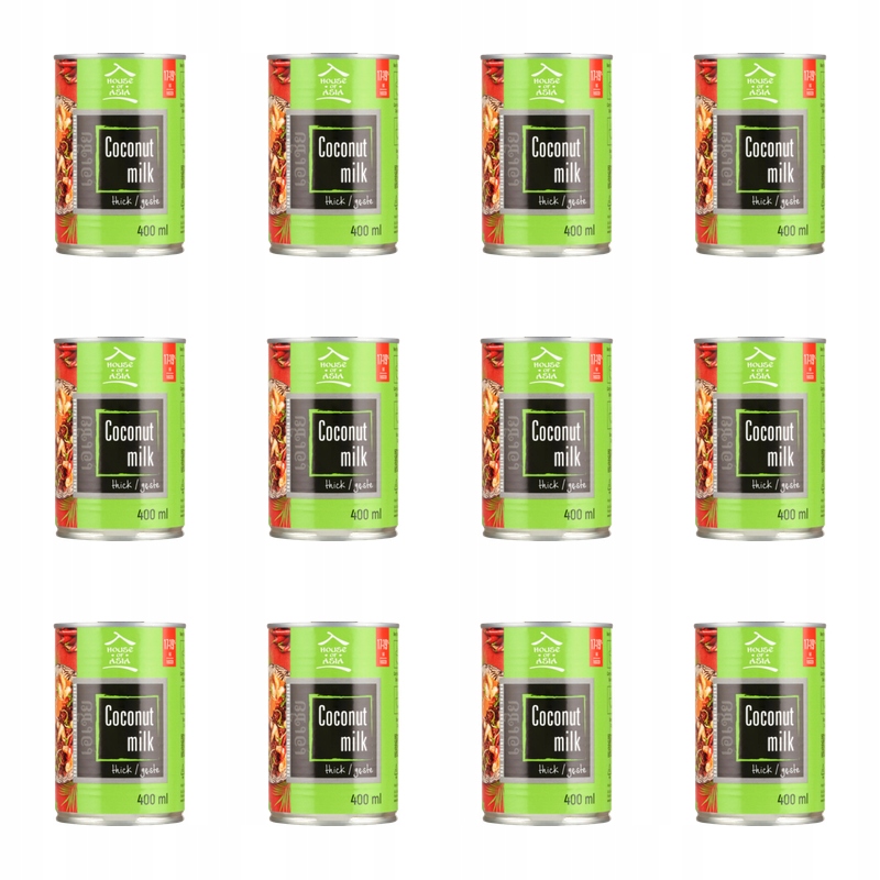 House of Asia Mleczko kokosowe 17-19% 400ml X12