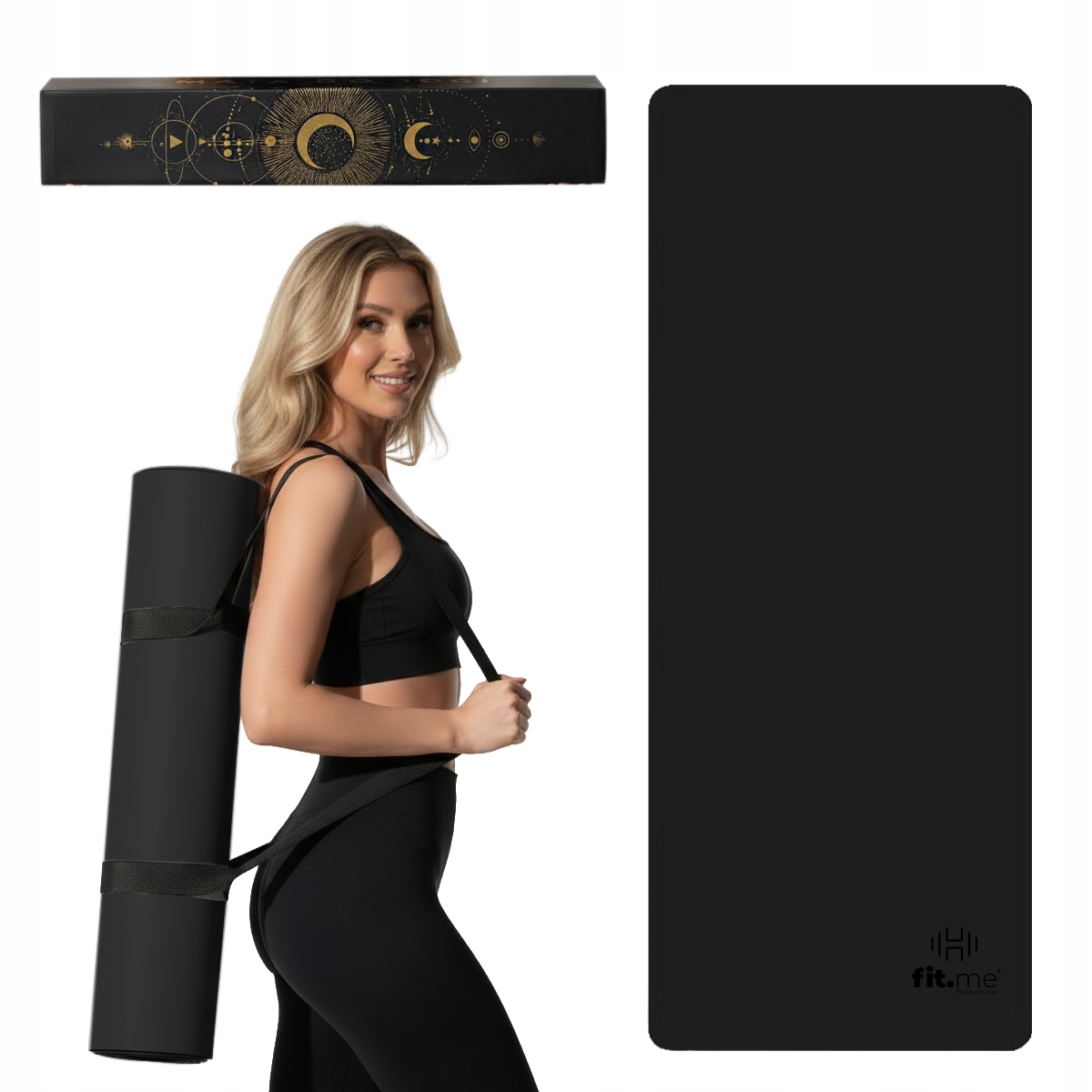 Piękna Mata Premium Do Jogi Ćwiczeń Fitness Antypoślizgowa Kauczuk Pu