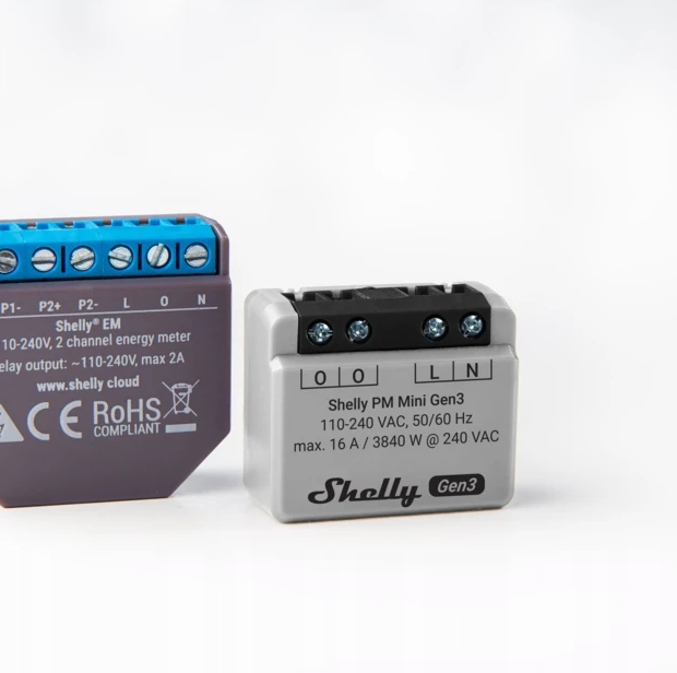 SHELLY PM Mini Gen3 moduł z pomiarem mocy — 2
