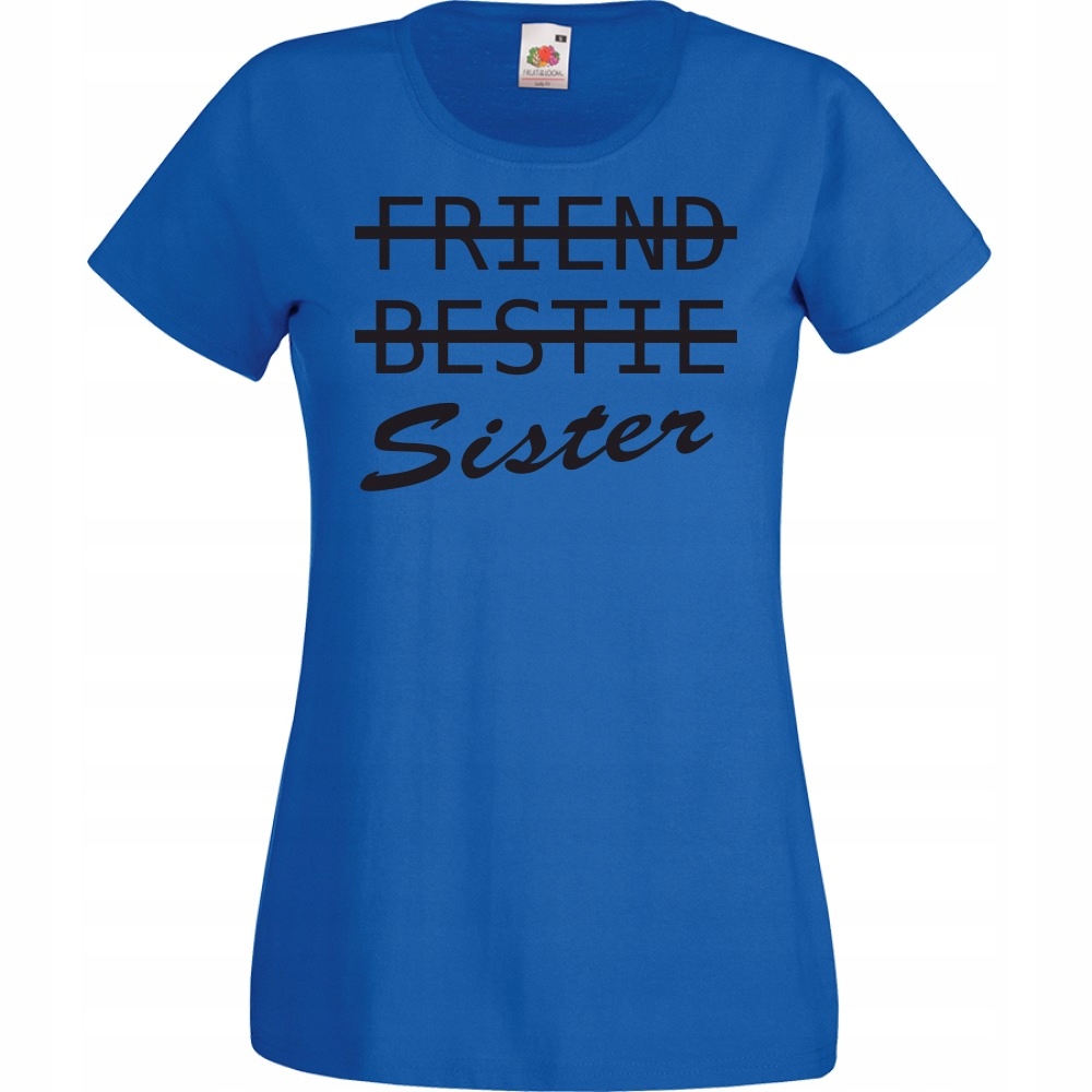 

Koszulka best friends sisters XL niebieska