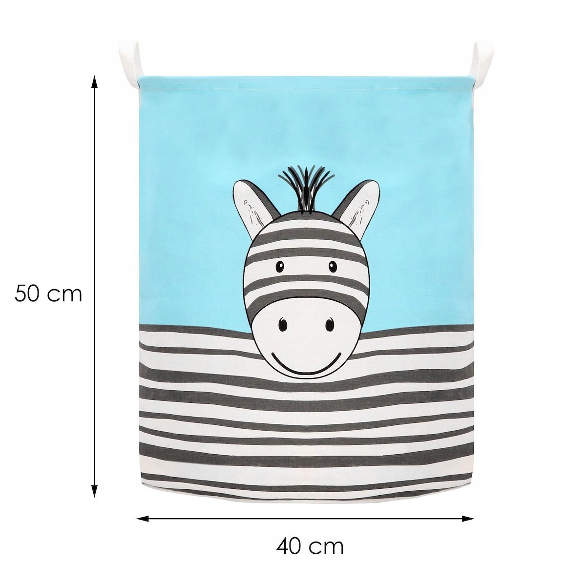 KOSZ NA PRANIE ZABAWKI BARYŁKA WOREK POJEMNY POJEMNIK SKŁADANY ORGANIZER Głębokość mebla 40 cm