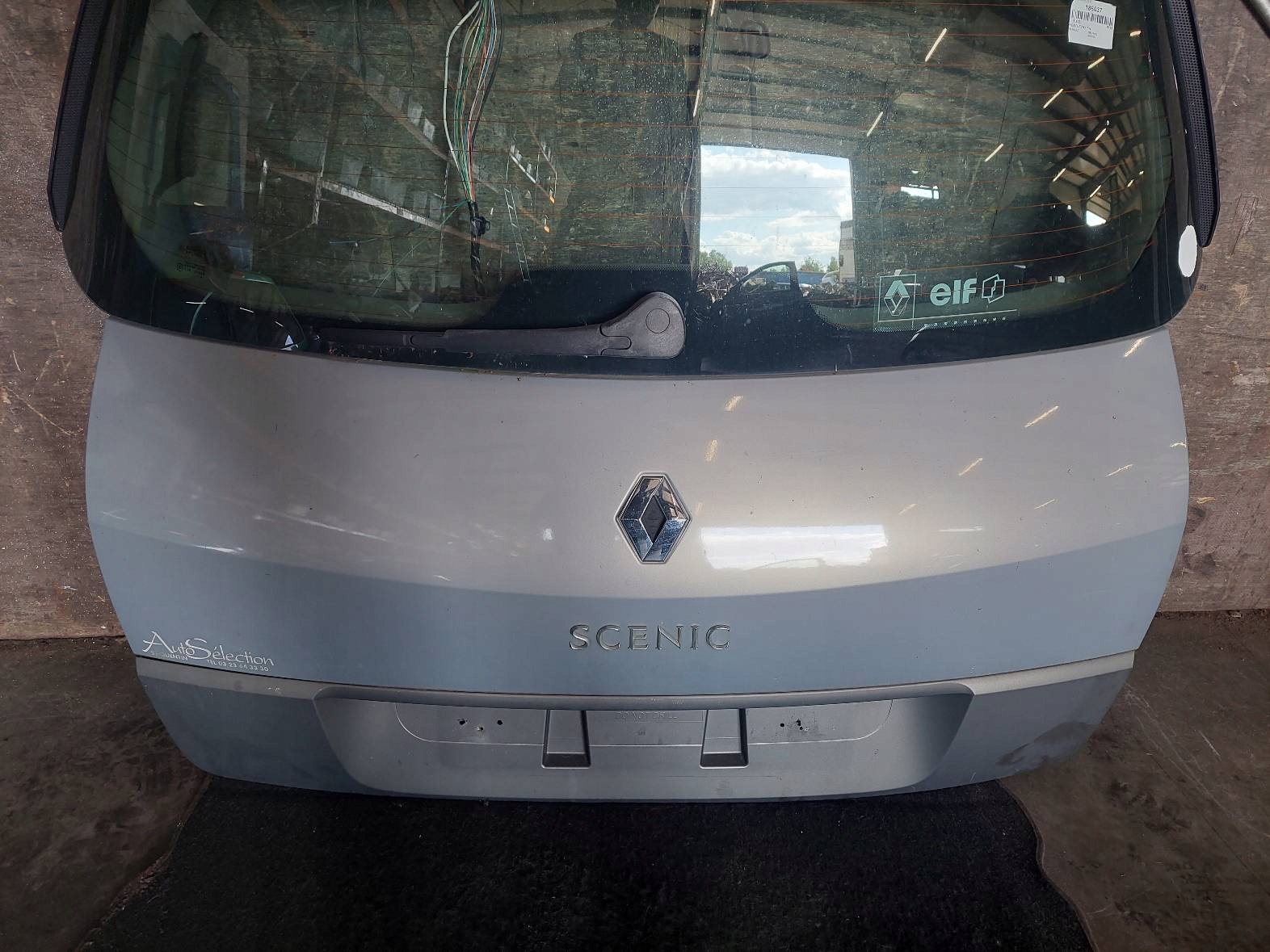 complete rear part RENAULT SCENIC II TEA19 trunk door bumper lights