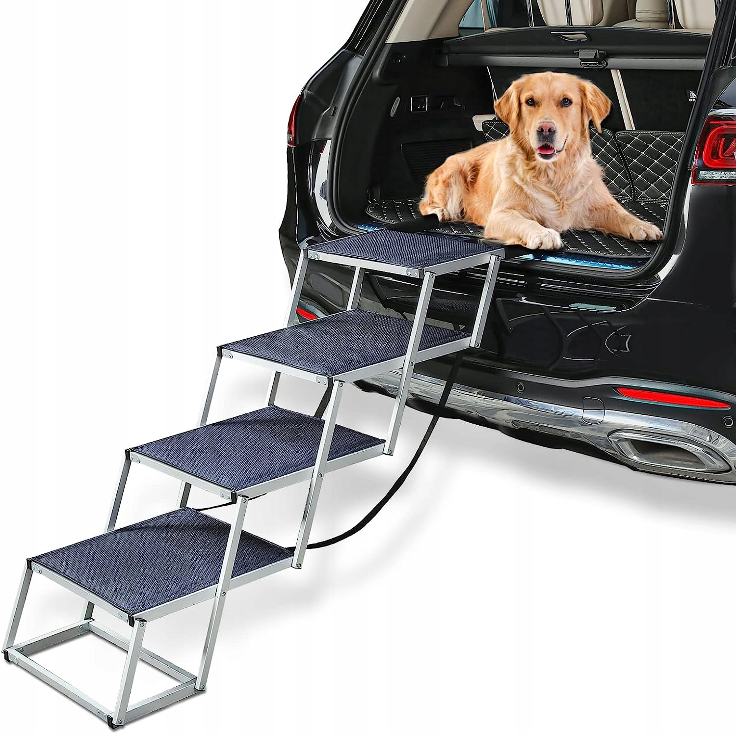 Levně Schody pro velké psy psa Toozey 81 cm 68 kg