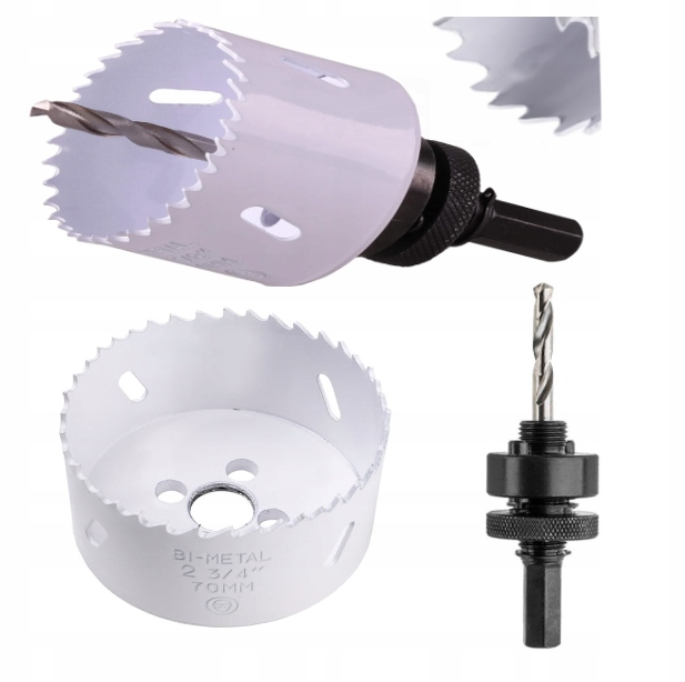 

Otwornica Koronka Bimetalowa 70mm Do Metalu Drewna