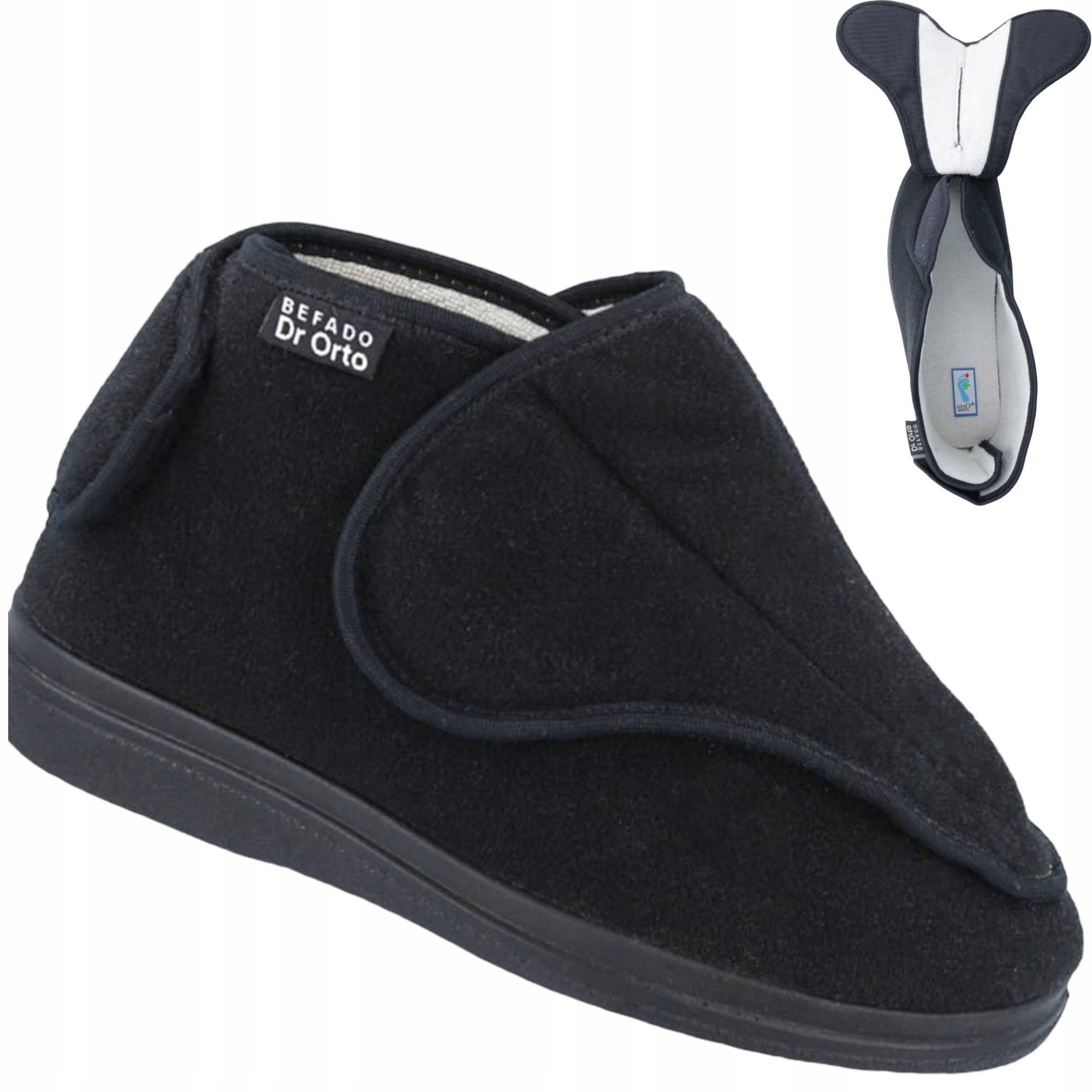 Dámské boty Papuče Na Suchý Zip Široké Dr Orto 163D Zdravotní 40