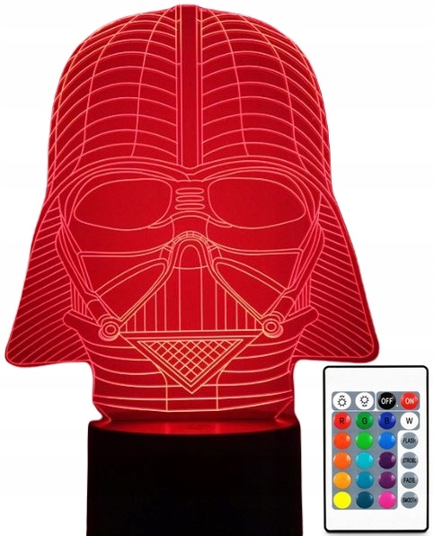 

Lampa 3D Led Usb Lord Darth Vader Star Wars Nocna