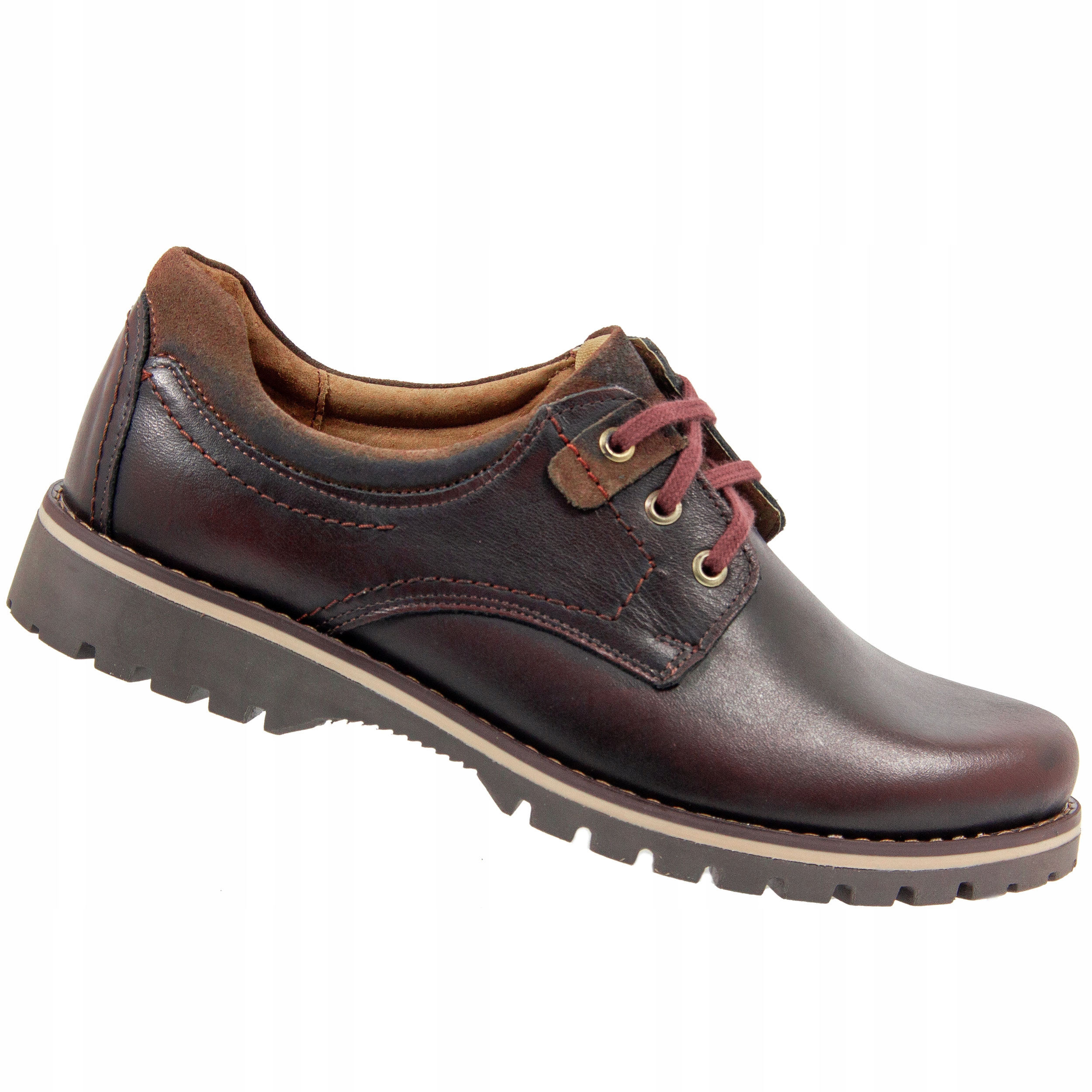 Pánské polobotky Trekingové trapery Kože pohodlné šité 879 kabir 40