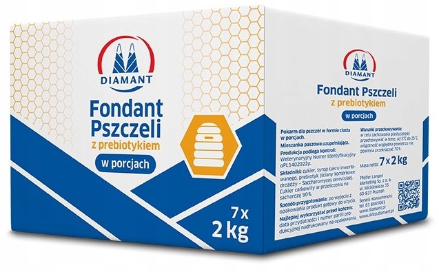 

Diamant z Prebiotykiem ciasto dla pszczół 7 x 2 kg