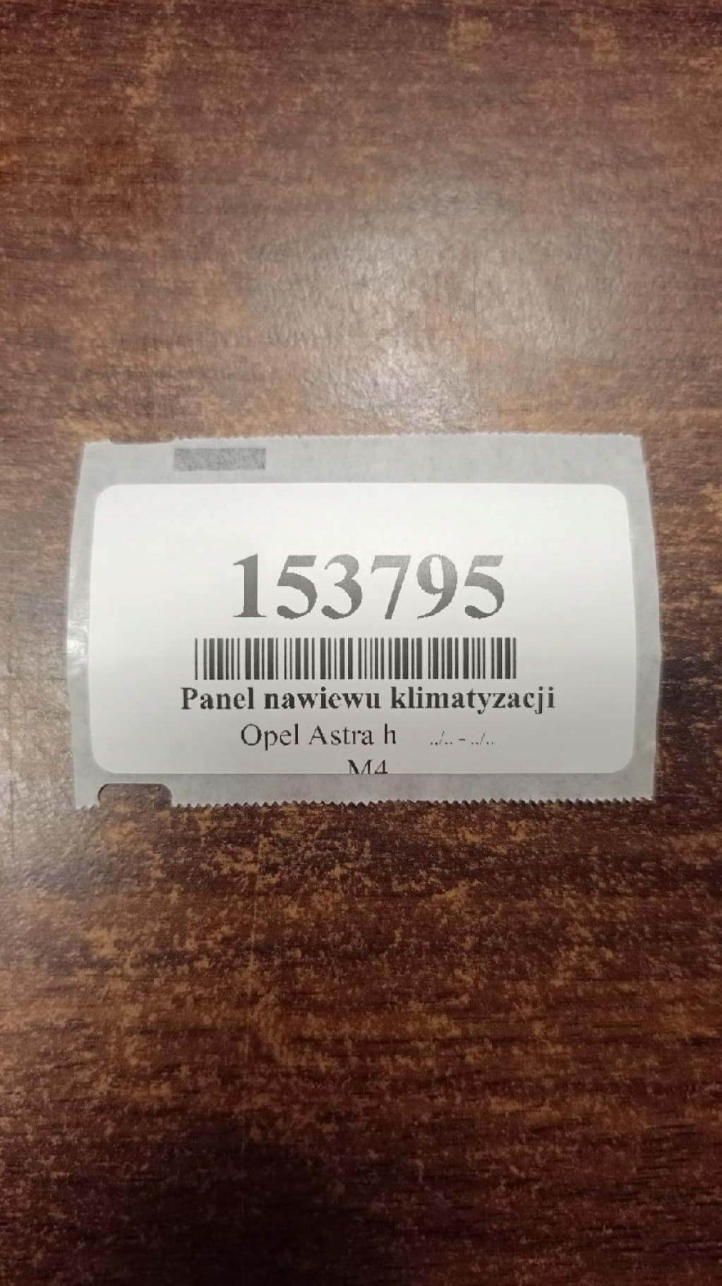 OPEL ASTRA H PANEL klími klimatizaci 13250615